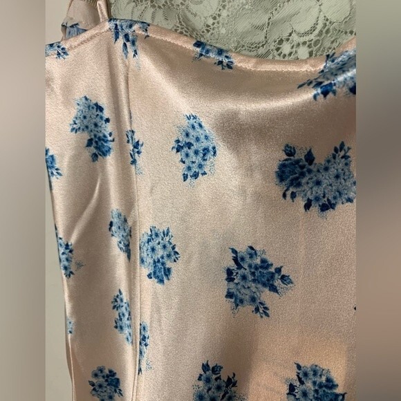NWT WE ARE HAH (HOT AS HELL) Let It Slip Ditsy Floral French Blue. Size Small - Picture 4 of 10